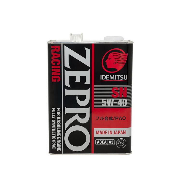 Масло моторное Idemitsu Zepro Racing 5W40 4 литра