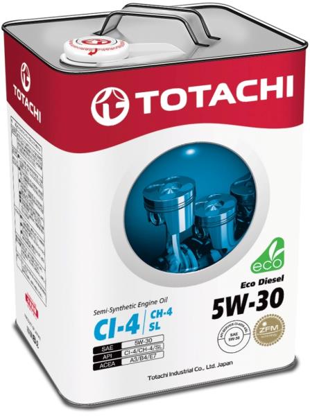 Масло моторное TOTACHI Eco Diesel CI-4/CH-4/SL п\синтетика 5W30 6 литров